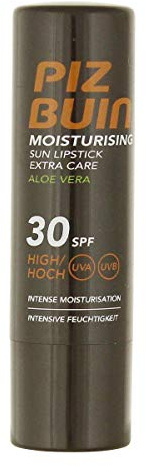 5 x Piz Buin Moisturising Sun Lipstick Extra Care Aloe Vera SPF30 4.9g