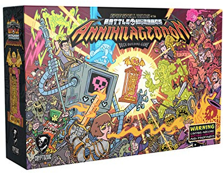 Cryptozoic - Epic Spell Wars of the Battle Wizards Annihilageddon (1) - Deck-Building Game - Explosives Zaubersprüche-Kartenspiel - DBG - Ab 17 Jahren - Für 2 bis 5 Spieler - Englisch