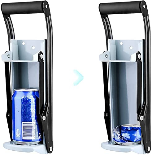 Estink Dosenpresse 500ml Wandmontage | Dosenzerkleinerer, 16 Unzen, Hebelgriff, Wandbefestigung, Recycling