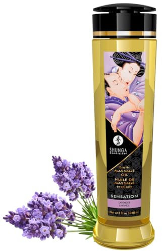 Shunga Sensación de Lavanda Masaje Aceite 240 Ml 260 g