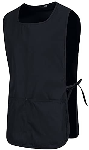 MISEMIYA Kockförkläde städning KX-868, Svart 68, XL