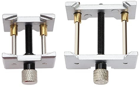 Be In Your Mind 2 Pezzi Supporto Per Movimento dell'orologio Morsetto Per Orologiaio Cassa dell'orologio Regolabile Strumento Di Riparazione Multifunzionale 2 Dimensioni