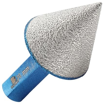 BRSCHNITT - Fresa de diamante de 30 mm – Fresa de diamante para ampliación de agujeros existentes en porcelana, cerámica, azulejos, mármol, granito, mango hexagonal