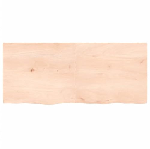 Tidyard Tischplatte Massivholzplatte Holzplatte Ersatztischplatte Holz Platte für Tisch 140x60x4 cm Massivholz Eiche Unbehandelt
