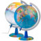 TOPGLOBE Globe lumineux 20cm - Carte française - Globe politique moderne - Décoration éducative/géographique/de bureau