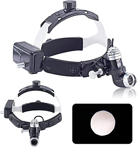 lampada per esami chirurgici Lampada Frontale Medica A LED Da 5 W, Lampada Frontale Con Lente D'ingrandimento For Clinica Ospedaliera, Faro For Visita Medica Chirurgica, Dentista