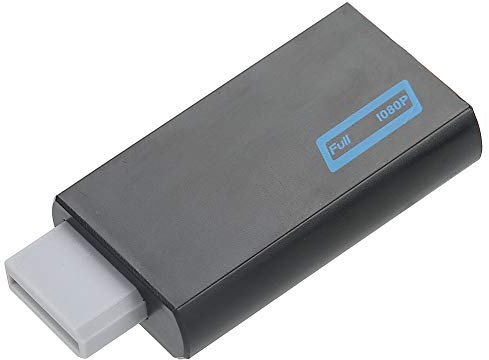 Yctze Adaptateur Convertisseur Full HD pour vers 720P 1080P Vidéo 3,5 Mm Sortie Vidéo Compatibilité Haute Résolution Jeux Classiques Retro Gaming Upconversion