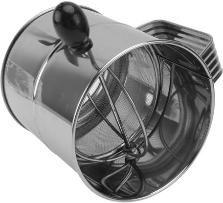 OUNONA Puree Sieve Cake Baking Filter Mesh Flour Sifter Handheld Flour Sifter for Kitchen