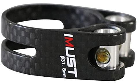 CaFfen Sattelklemme Ultraleichte Kohlefaser-Sattelstützenklemme for Straßen- oder MTB-Mountainbikes 31,8 mm 34,9 mm Klemme Sattelkloben(Größe:34.9mm Aluminum)