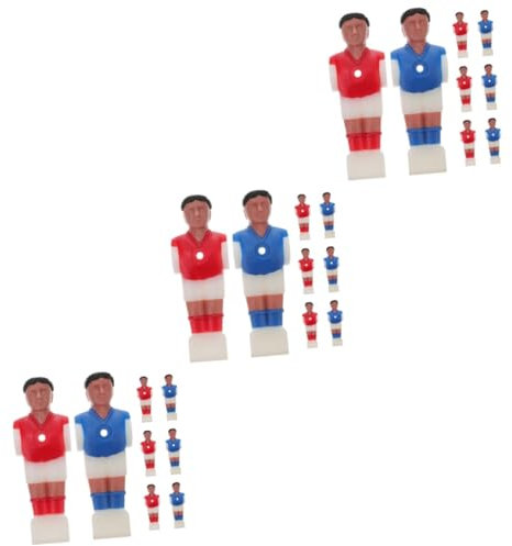 INOOMP 24stücke Tischfußball Figuren Aus Harz Austauschbare Spieler-statuen Für Tischfußballspiele Und Zubehör Für Tischfußballmaschinen