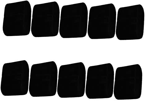 WESIEVYA 10stücke Flannelette Handgelenk Kissen Für Armbänder Uhren Und Schmuck Stabiler Schmuckdisplay Organizer Schwarz Für Ihre Schmuckpräsentation