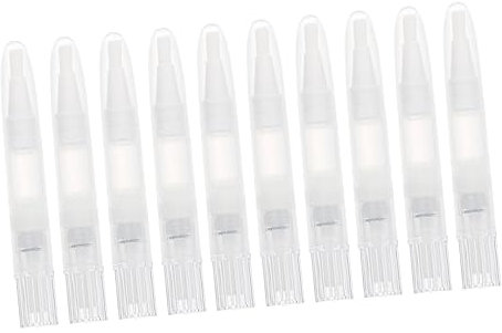 PAMINGONO 10stücke Leere Drehstifte Für Maniküre Stifte Frauen Nagellackstifte Kosmetik Zubehör Befüllen Mit Flüssigkeit Pinsel Spitze Einfach Zu Bedienen Und Reisen