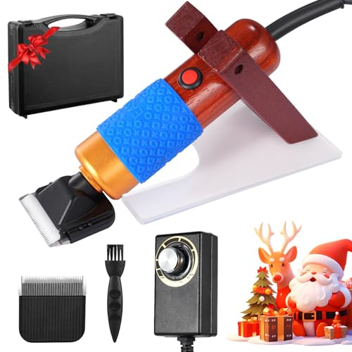 Helangel Tondeuse à Tapis Électrique 200W Vitesse Réglable pour Moquette, Tufting et Soins des Animaux