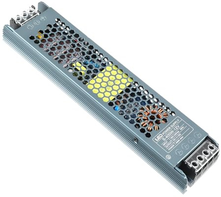 EPLZON 12 V DC 400 W LED Alimentatore Trasformatore, Trasformatore LED DC 33A Driver per strisce LED, strisce LED, luci per mobili, lampadine LED e lampade per interni