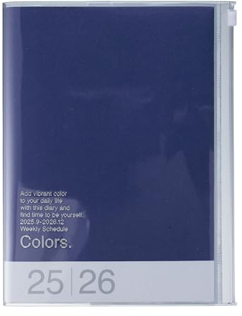 MARK'S 2025/26 Taschenkalender, A5 Colors, Purple: Von September 2025 bis Dezember 2026