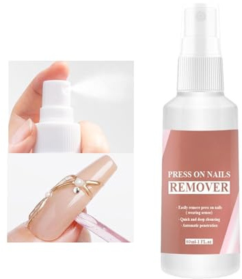 Nagel-Klebstoff-Entferner, 60 ml, zum einfachen Entfernen von Kunstnägeln, nicht für Gel-Basis-Klebstoff oder Gel-Nagellack