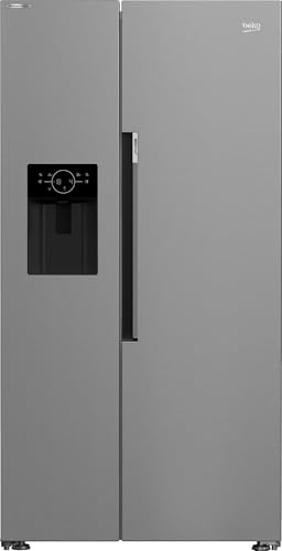 Beko American Fridge Freezer - Stainless Steel Effect - E Rated