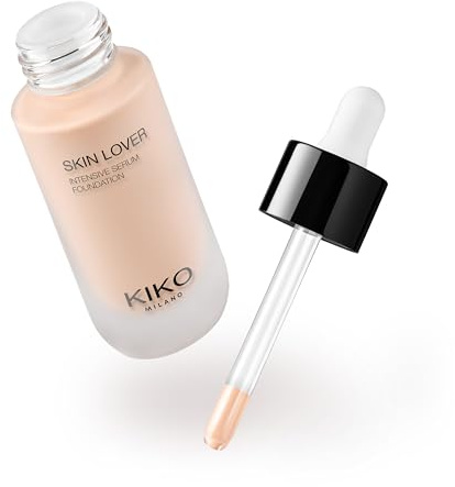 KIKO Milano Skin Lover Intensive Serum Foundation 1.5WG, Fond De Teint Sérum Hydratant Longue Tenue