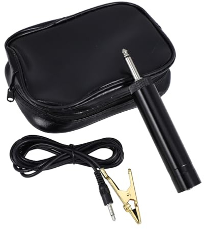 ibasenice Clip-on Violin Pickup Piezo Acoustic Instrument Microphone with Metal Clamp and 2m Cable, 6.5mm Amp Adapter for Erhu, Violin, Melodica Indoor Outdoor Use