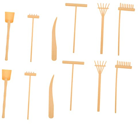 Gadpiparty 2 Sets Zen Garden Rake Table Rakes for Dry Sand Tray Tools Construction for Boys and Girls Sand Pit and Garden