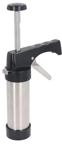 Eacam Máquina para Hacer Galletas de Acero Inoxidable, Kit de Prensa para Hornear, Ideal para Galletas, Pasteles, Postres, Churros con Fiestas Familiares