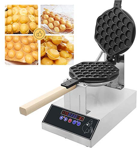 Hanchen Commercial Microcomputer Digital Eggettes Electric Luxurious Bubble Waffle Maker Pan Grill Egg Puff Machine (220V)