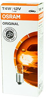 10x OSRAM GLÜHBIRNEN 12V 4W BA9s INNENRAUMBELEUCHTUNG RÜCKLICHT STANDLICHT