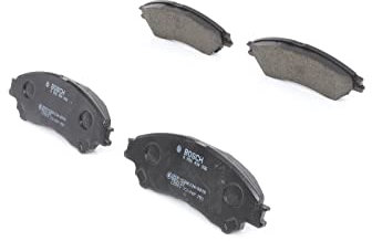 Bosch BP1925 - Plaquettes de Frein Avant pour Voiture - Qualité Bosch - Réduction du Bruit et de la Poussière - Certifié ECE-R90 - Sans Cuivre - Jeu de 4 Plaquettes