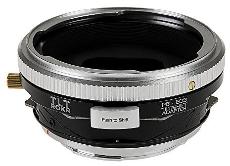 Fotodiox Pro TLT ROKR Tilt/Shift - Adattatore per obiettivo compatibile con obiettivi Pentacon 6 (Kiev 60) su fotocamere Canon EOS EF e EF-S