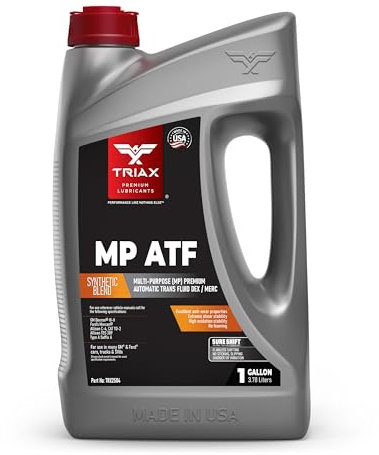 TRIAX Multi-Purpose ATF - Miscela sintetica, DEX III/MERC. Riduce l'attrito, riduce lo slittamento della frizione, garantisce una cambiata impeccabile. Punto di scorrimento -46°C (1 gallone)