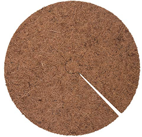 Meister Kokosscheibe Ø 25 cm - Natürlich isolierend - Mehrfach verwendbar & 100% biologisch abbaubar - Idealer Frostschutz von Kübelpflanzen / Kokos-Mulchscheibe / Kokosmatte / Frostschutz / FLOR80277