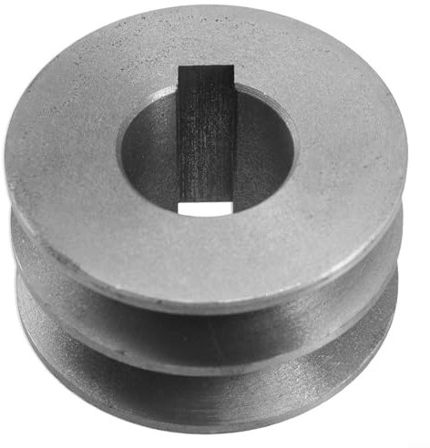Doppelnut-Keilriemenscheibe, Motor Gusseisen Durchmesser 50 mm-100 mm Elektrowerkzeug-Zubehör, Ersatzteile geeignet für A Typ Keilriemen, Zahnriemen (50 x 31 x 19 mm)