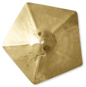 Juegos de platillos Platillos De Efecto Serie De Platillos Pentagonales Platillos Chinos Batería Jazz Drums B20 Platillos Hechos A Mano(Gold 11)