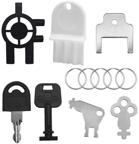 7-teiliges Spenderschlüssel-Set, Universal-Papierhandtuchspender, kompatibel mit Cintas Sanis, 770301, Commercial Georgia Pacific, Mer-fin 1002 mm, 1003 mm San Jamar Papierhandtuchspender