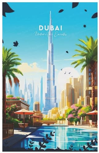 Dubai Notebook: Journal | Planner | Notebook | Sketchbook | Dubai | UAE | 100 Pages