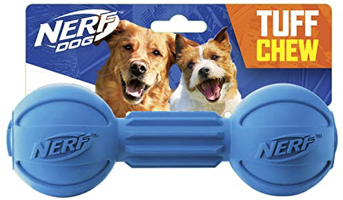 Nerf Hunde-Kau-Spielzeug in Hantel-Form