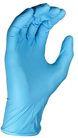 Box of 100 Shield GD19 Blue Disposable Nitrile Gloves Powder Free Sizes M, L & XL (Medium)