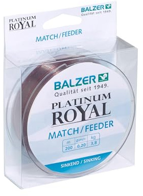 Balzer Platinum Royal Match/Feeder 200m sinkend 0,22mm