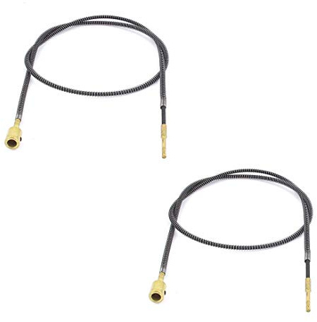 LDEXIN 2pcs 99cm / 3.2ft Metal Flexible Inner Shaft Cable for Bench Grinder Drill Press Flexible Shaft Rotary Motor