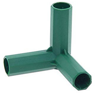 MEYANG Connecteurs 3 4 Et 5 Voies en PVC 16 Mm, Heavy Duty Serre Cadre Meubles Connecteurs, Accessoires De Coude De Montage pour Meubles, pour Meubles, Tuyaux Bricolage Blanc