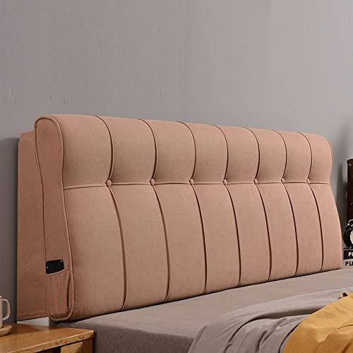 Keilkissen,Kopfteilkissen Gepolstertes Wandkissen Weicher Fall Lendenwirbelstütze Leserückenlehne, Nachtkissen Für Einzelbetten, Bank, Tagesbett,C,with headboard 78.7/200cm