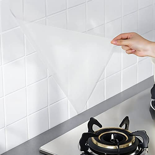 Heroad Waterproof Clear Glossy Covering Removable Self Adhesive Transparent Protective Film for Kitchen Cabinets Shelf Liners Drawers Shelves Desks 17.7'' x 19.7 ft