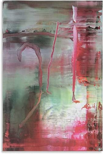 XCPORA Berühmte Gerhard Richter Poster Abstrakte Wandkunst Gerhard Richter Drucke Gerhard Richter Leinwand Malerei für Home Wanddekoration Bild 50x75cm Kein Rahmen
