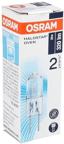 LUTH Premium Profi Parts Halogenlampe G4 20w 12v 300°C kompatibel mit Bosch 00189351 für Backofen Dunstabzugshaube Kühlschrank