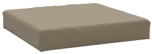 vidaXL Palettenkissen Taupe 60x60x9,5 cm Oxford-Gewebe