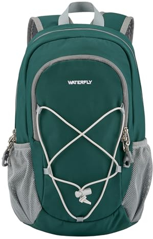 WATERFLY Rucksack Klein Wanderrucksack 12L: Leicht Tagesrucksack Mini Sport Backpack Outdoor Daypack mit Abnehmbare Brustschnalle für Wandern Reisen Camping Fahrrad Herren Damen