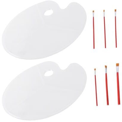 STOBOK 8stücke Teiliges Set Transparent Acrylic Water Color Painting Supplies Pinsel Kreative Malprojekte Einfach Zu Reinigen Und Tragbar