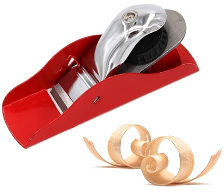 Mini Hand Planer, Traditional Wood Planer for Doors, Manual Woodworking Tool, Stainless Steel, 13.5x4cm/5.31x1.57inch, 100g, Includes 1×Wood Planer