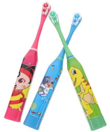 WEKADRIN Electric Toothbrush with Brush Heads Automatic Sonic Toothbrushes for Safe Battery Operated for Gentle Gum Cleaning and Oral Care