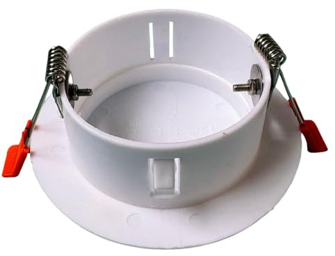Nsaroche Tapa para Orificio de Techo, Embellecedor para Luz Empotrada, Accesorios de Renovación, Embellecedor para Orificio de Techo, Panel, Agujero de 80 a 89